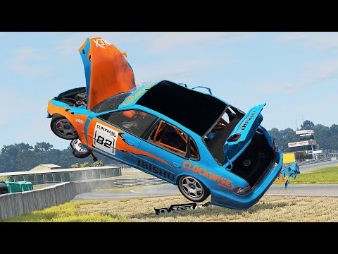 Satisfying Racing Rollover Crashes #22 | BeamNG Drive