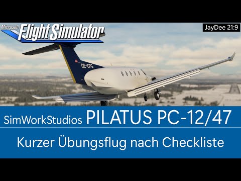 SWS PC-12/47 - Übungsflug nach Checkliste in Kiruna (ESNQ-Orbx) ★ MSFS 2020