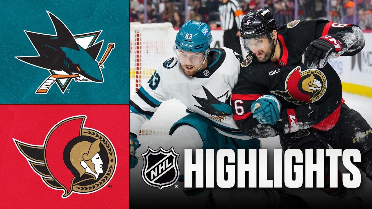 Sharks vs. Senators | NHL Highlights | March 15, 2026