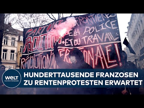 1. Mai in Frankreich: Hunderttausende zu Rentenprotesten erwartet