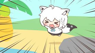 【手描き】悔しさのあまり駄々っ子になる白上フブキ/【白上フブキ/ホロライブ】