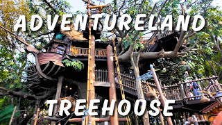 Adventureland Treehouse Walkthrough at Disneyland, Anaheim, California