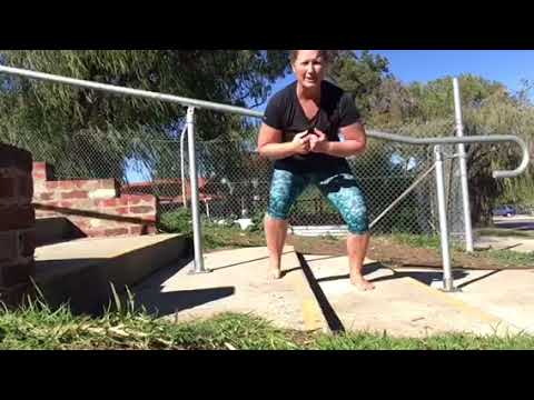 Lateral stair step/ climb