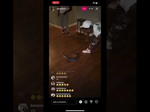 New Orleans rapper ydtheillest trying to catch gator on live #neworleans #lousiana  #504