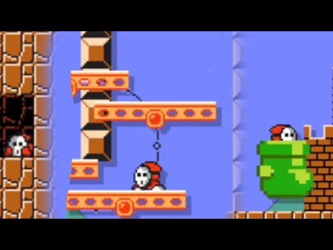 Super Mario Maker: Shy Guy levels By: Papa