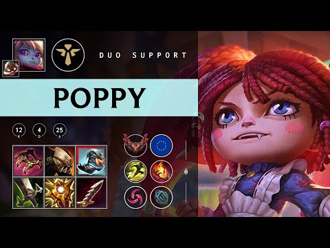Poppy Support vs Rell - EUW Grandmaster Patch 25.24