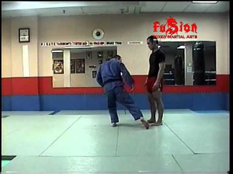 Hopping Ouchi Gari (Large Inner Reaping).