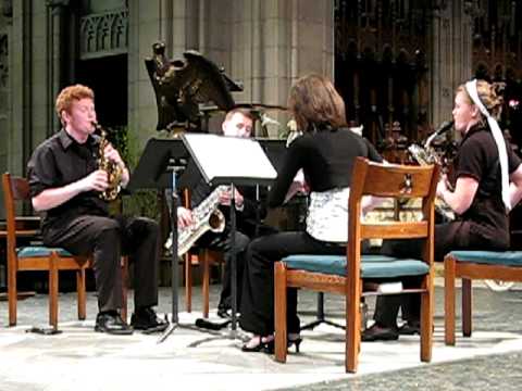 Erie Saxophone Quartet at Trinity Cathedral 4/14/10