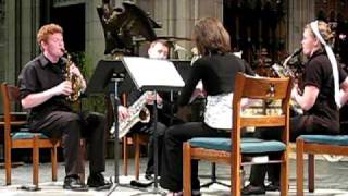 Erie Saxophone Quartet at Trinity Cathedral 4/14/10