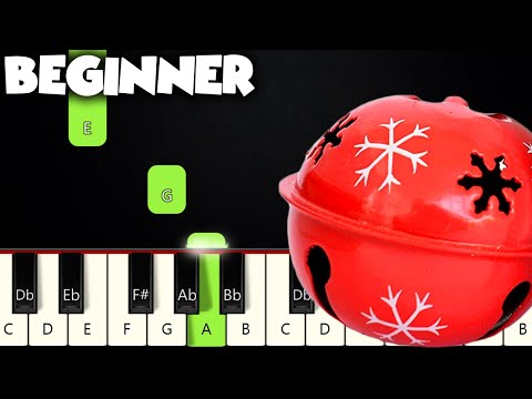 Jingle Bells | BEGINNER PIANO TUTORIAL + SHEET MUSIC by Betacustic