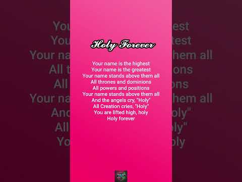 Holy Forever Lyrics - Bethel Music & Jenn Johnson @syncwithvish #shorts #youtubeshorts #lyrics