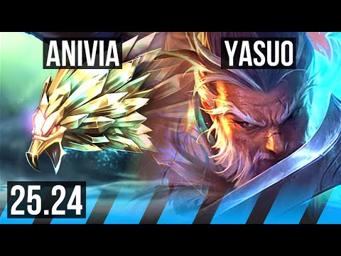 ANIVIA vs YASUO (MID) | NA Grandmaster | 25.24