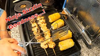 Sizzling Good Shrimp & Corn on My Ninja Smokeless Indoor Griddle & Grill - Economical & Healthy Meal
