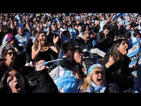 Video Thumbnail: Argentina fans sing and dance after dramatic World Cup comeback against Egypt