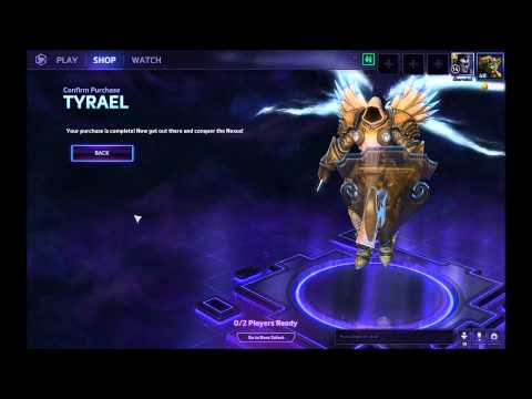 TYRAEL Hero buy animation