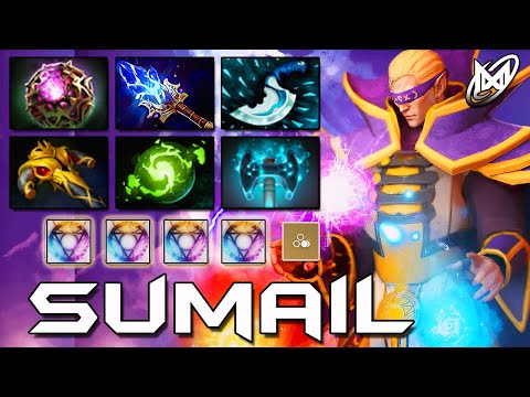 Sumail - Invoker Pro Combo Spells | Dota 2 Pro Mid Gameplay!