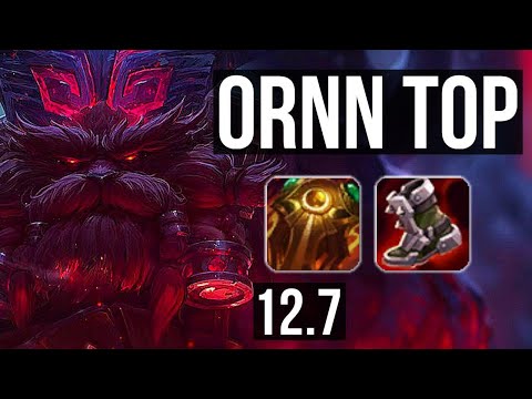 ORNN vs URGOT (TOP) | 1.6M mastery, 2/1/7, 800+ games | EUW Master | 12.7