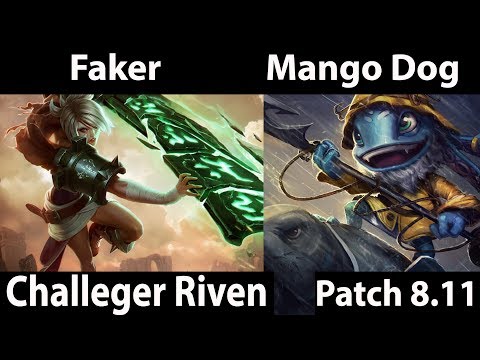 [ Faker ] Riven vs Fizz [ Mango Dog ] Mid - Faker Stream