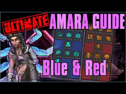 Skill Spam & Bonus Elements - ULTIMATE Amara Guide Part 2: Blue & Red Skill Trees