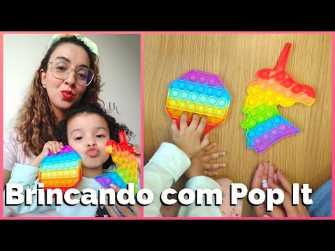 Brincando com POP IT [FIDGET TOY]