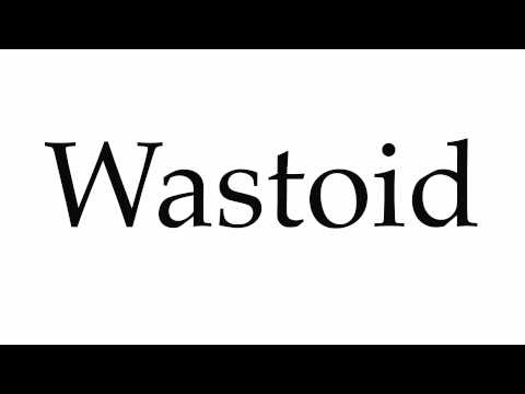 How to Pronounce Wastoid