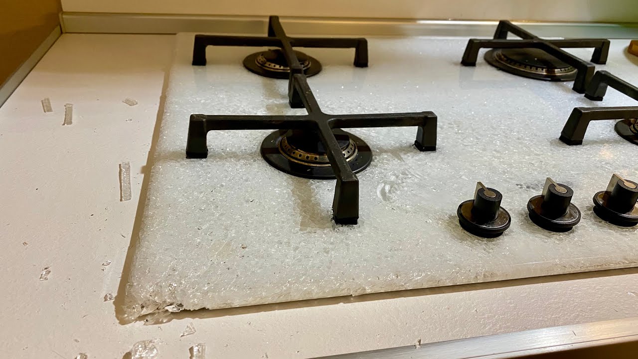 Piano Cottura con Vetro Temperato ROTTO 😫😱 Ecco come rimediare 😉 @uomodicasa