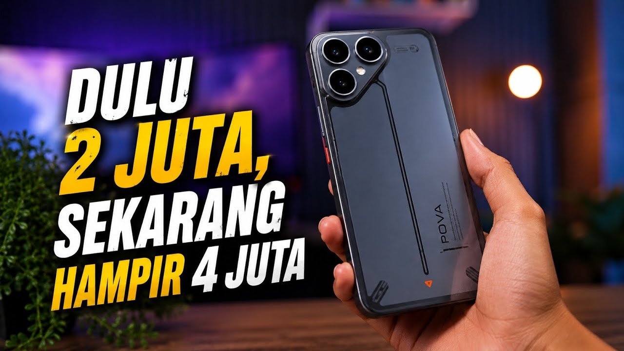Dulu Harganya 2 Jutaan, Sekarang Hampir Rp4 Juta - Review Tecno Pova 8 5G