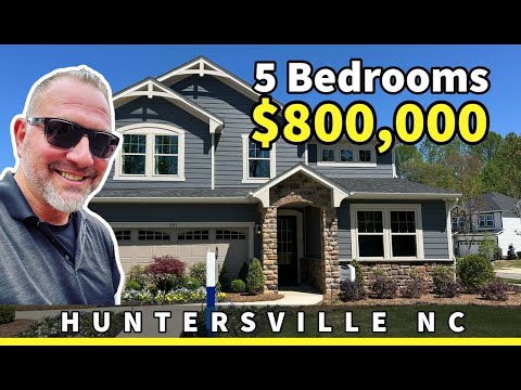New Homes In Huntersville NC | $800,000 | Lake Norman | The Sequoia Plan
