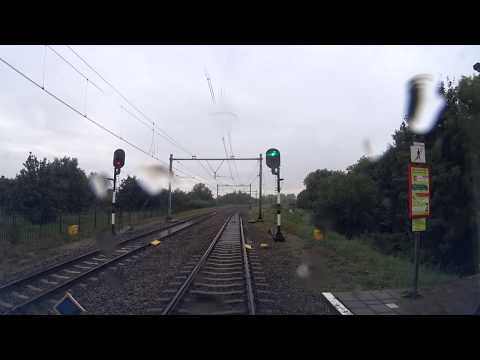 A train driver's view: Hoorn - Leiden CS, SNG, 09-Aug-2019.