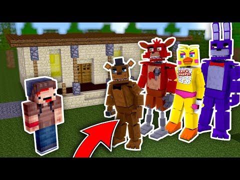 BASE VS FNAF ANIMATRONIC APOCALYPSE - MINECRAFT TROLL + ROLEPLAY