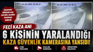  Akaryakıt İstasyonuna Dalan Otomobil Dehşet Saçtı