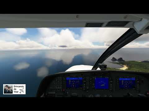 Decolagen e pouso em FERNANDO DE NORONHA-PE - Com Cessna Caravan 208