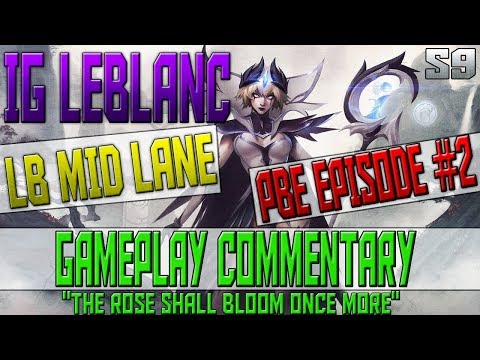 (New Leblanc Skin!) Invictus Gaming Skins: Invictus Gaming LEBLANC HIGHLIGHT PBE GAMES :D IG LEBLANC