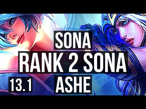 SONA & Jinx vs ASHE & Varus (SUP) | Rank 2 Sona, 6/3/26, 1.7M mastery | EUW Challenger | 13.1