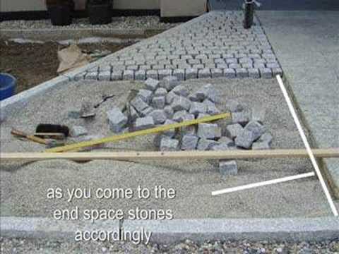 image-What do you put under cobblestones?