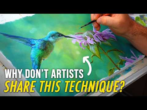How to ACTUALLY Blend Acrylic Paints - Not like other videos...