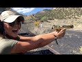 Beautiful Girls Shooting The Golden Desert Eagle 50AE