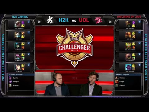 H2k Gaming vs Unicorns of Love | Game 3 Semi Finals S4 EU CS #2 Summer 2014 Playoffs | H2K vs UOL
