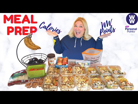 MEAL PREP | BREAKFAST SCRAMBLE | PESTO CHICKEN & VEGGIES | DIY DINNER KIT | CALORIES & WW POINTS