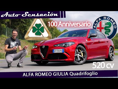Prueba Alfa Romeo Giulia Quadrifoglio 100 anniversario . El rey de las sensaciones de conducción.