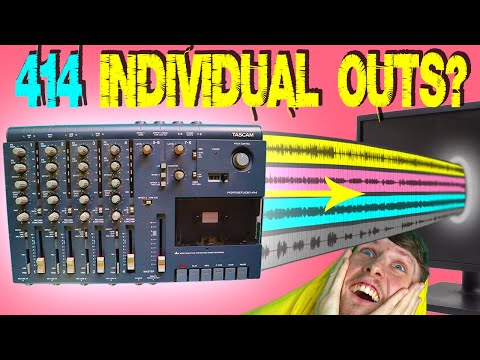 How To BOUNCE Tracks from Tascam 414 in 2 minutes! (2 MIN TIPS #1)