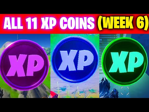 All XP COINS LOCATIONS IN FORTNITE SEASON 3 Chapter 2 (WEEK 6)