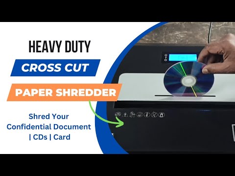 Heavy Duty Paper Shredder