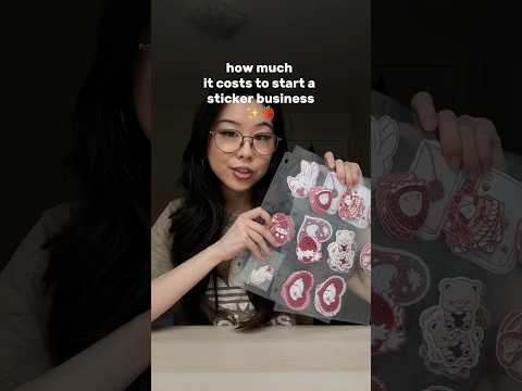 how much it costs to start a sticker business 💸