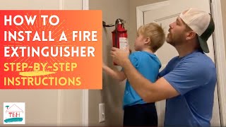 🍒 How to Install a Fire Extinguisher on a Wall➔ Easy DIY Instructions (Even a Kid Can Do It!)