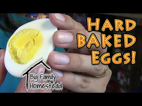Hard BAKED Eggs