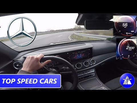 2021 Mercedes-Benz E-Class 220D W213 TOP SPEED DRIVE ON GERMAN AUTOBAHN