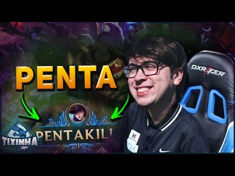 MEU PENTAKILL DE CAIT! - Aconteceu na stream!