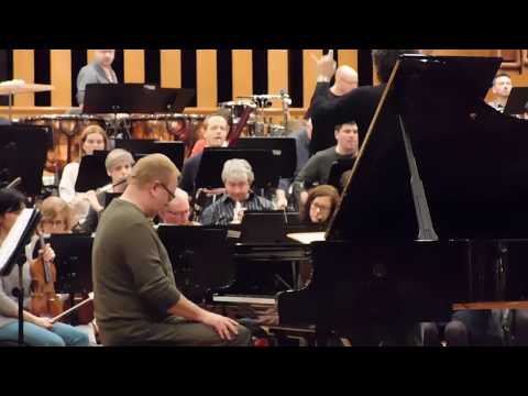 Kevin Cole rehearses Gershwin's Piano Concerto in F with the Brussels Philharmonic Orchestra