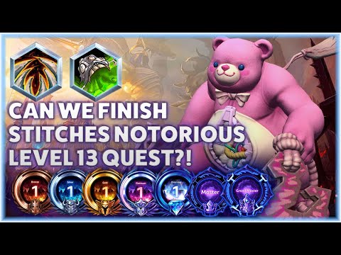 Stitches Bile - CAN WE FINISH STITCHES NOTORIOUS LEVEL 13 QUEST?! - B2GM Season 2 2025
